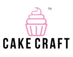 Logo with a pink outline drawing of a cupcake above the words CAKE CRAFT USA in bold black letters, highlighting Surplus Processing and Packaging Equipment to the Ongoing Operations, plus a small trademark symbol at the top right of the cupcake.